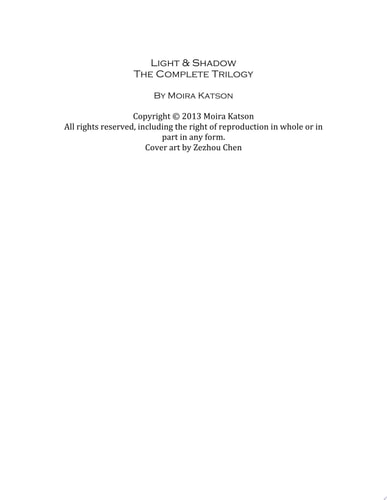 Light & Shadow The Complete Series