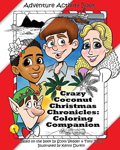 Crazy Coconut Christmas Chronicles: Coloring Companion Adventure Activity Book