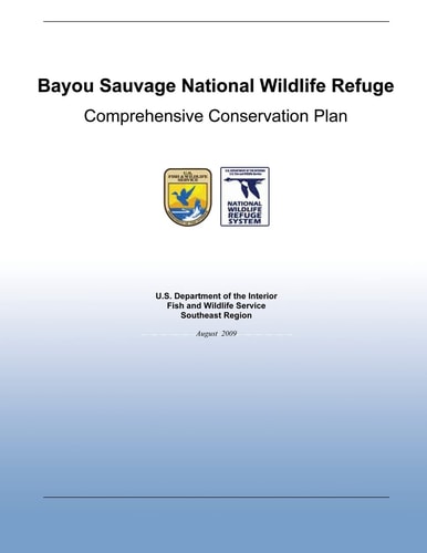 Bayou Sauvage National Wildlife Refuge Comprehensive Conservation Plan