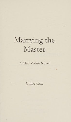 Marrying the Master