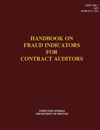 Handbook on Fraud Indicators for Contract Auditors