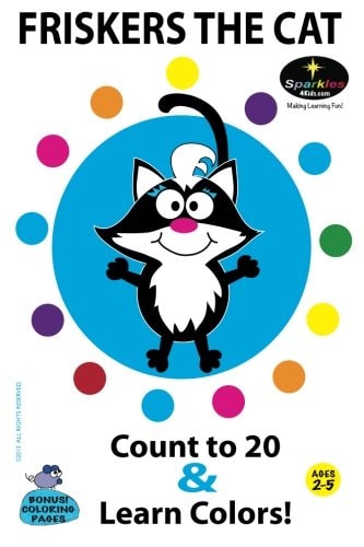 Friskers the Cat - Learn to Count to 20 and Colors! Have Fun Learning with Friskers