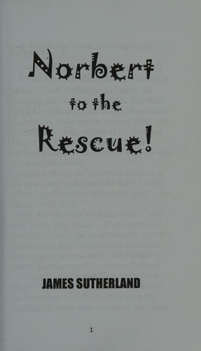 Norbert to the Rescue!