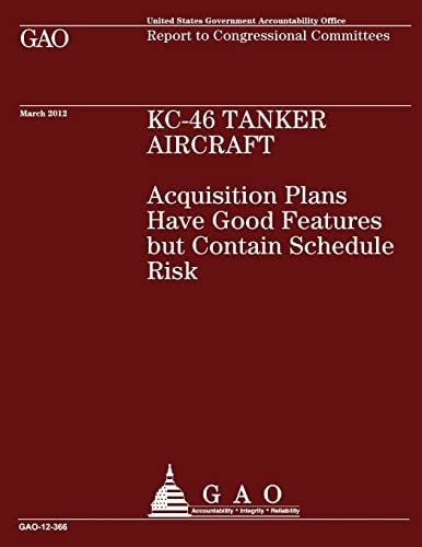 KC-46 Tanker Aircraft - KC-46 Tanker Aircraft Acquisition Plans Have Good Features But Contain Schedule Risk