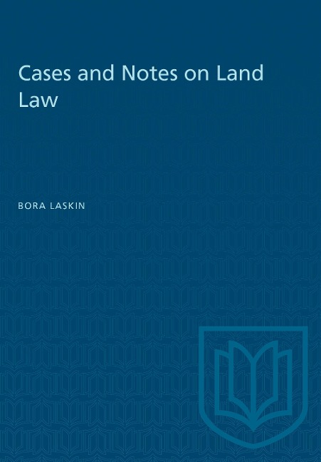 Cases and Notes on Land Law