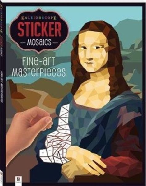 Kaleidoscope Sticker Mosaics: Fine-Art Masterpieces