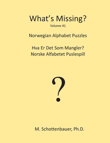 What's Missing? Norwegian Alphabet Puzzles