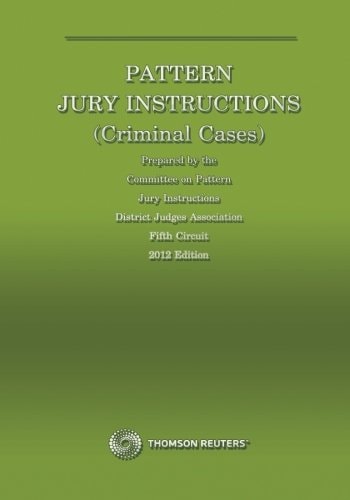 Pattern Jury Instructions (Criminal Case)