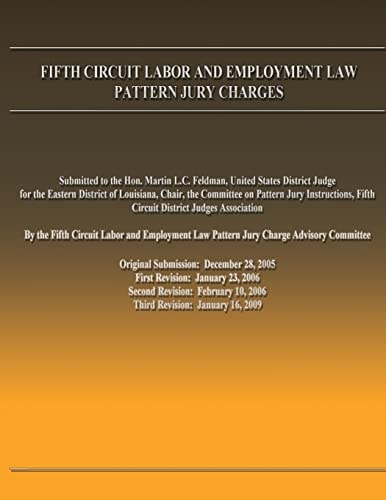Fifth Circuit Labor and Employment Law Pattern Jury Charges