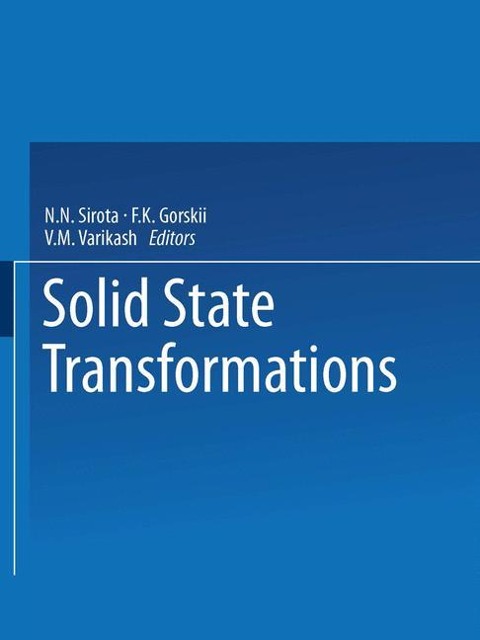 Solid State Transformations