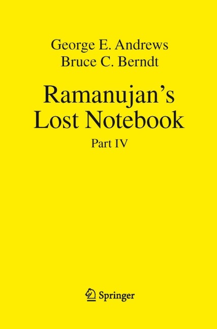 Ramanujans Lost Notebook: Part IV