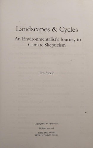 Landscapes & Cycles An Environmentalist's Journey to Climate Skepticism