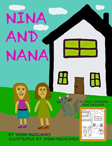 Nina and Nana 15 Page Coloring Book Included