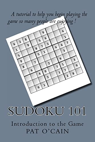 Sudoku 101 Introduction to the Game