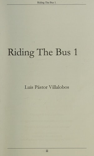 Riding The Bus 1 Saving Money, Dreams and Inspiration