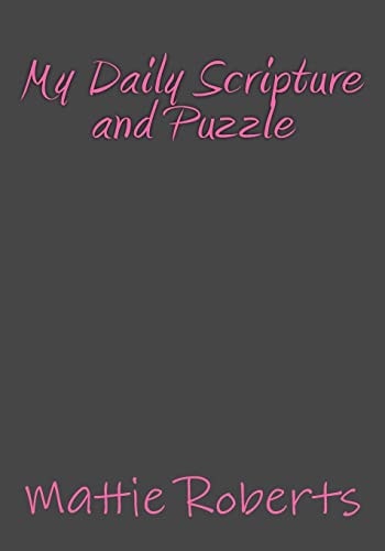 My Daily Scripture and Puzzle