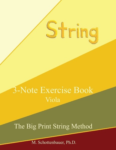 3-Note Exercise Book Viola