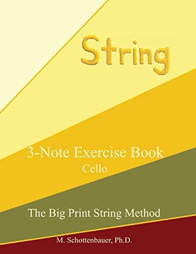 3-Note Exercise Book Cello