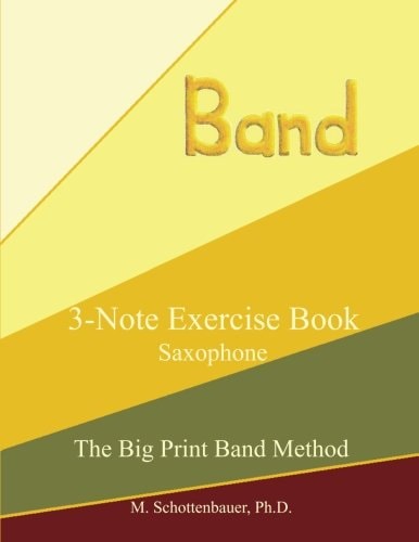 3-Note Exercise Book Saxophone