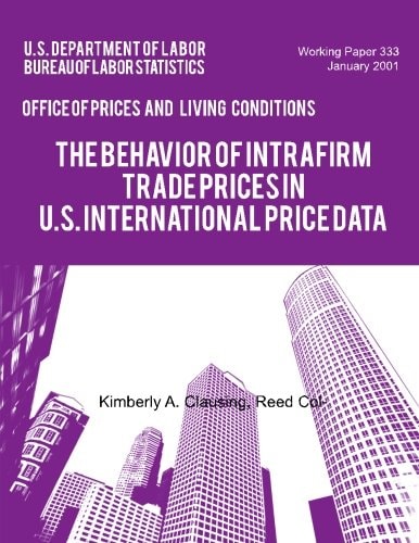 The Behavior of Intrafirm Trade Prices in U. S. International Price Data