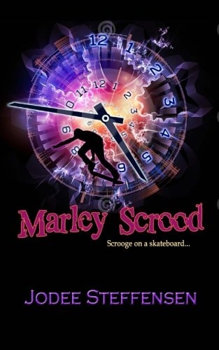 Marley Scrood Scrooge on a Skateboard