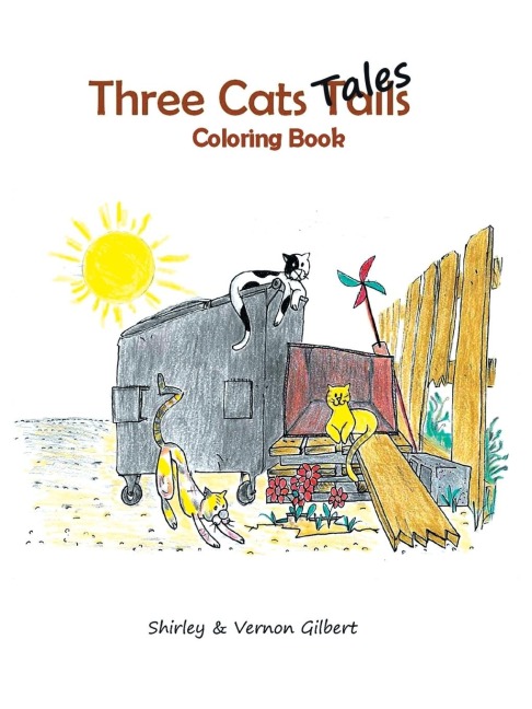 Three Cats Tales: Coloring Book