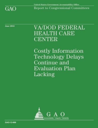VA/DOD Federal Health Care Center Costly Information Technology Delays Continue and Evaluation Plan Lacking