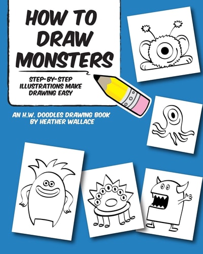 How to Draw Monsters Step-By-Step Illustrations Make Drawing Easy
