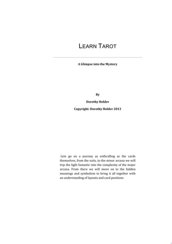 Learn Tarot