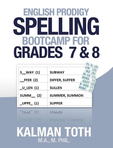 English Prodigy Spelling Bootcamp for Grades 7 And 8