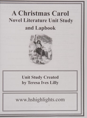 A Christmas Carol Novel Literature Unit Study and Lapbook