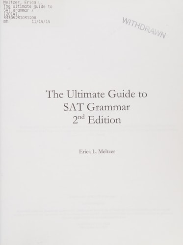 The Ultimate Guide to SAT Grammar