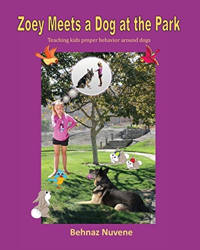 Zoey Meets a Dog at the Park Teaching Kids Proper Behavior Around Dogs