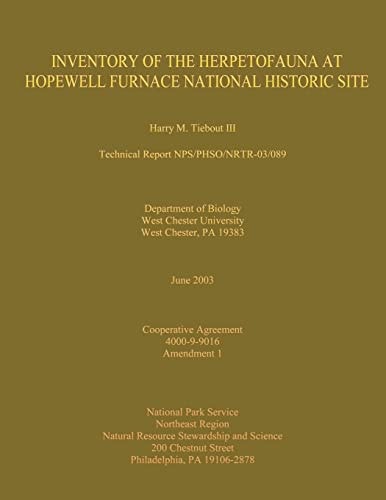 Inventory of the Herpetofauna at Hopewell Furnace National Historic Site