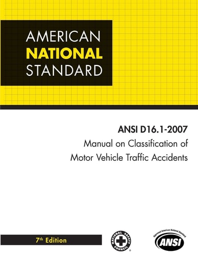 Manual on Classification of Motor Vehicle Traffic Accidents