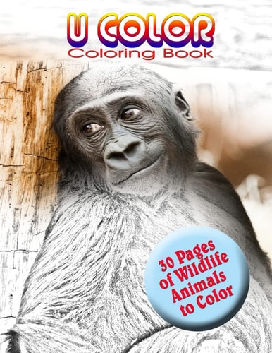 U Color Coloring Book- Wildlife
