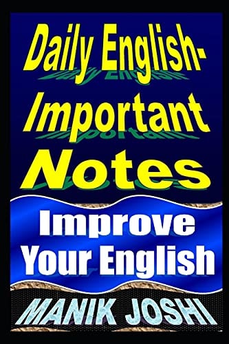 Daily English Important Notes Improve Your English