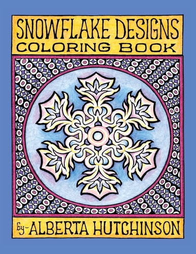 Snowflake Designs Coloring Book 24 Designs in Elaborate Frames