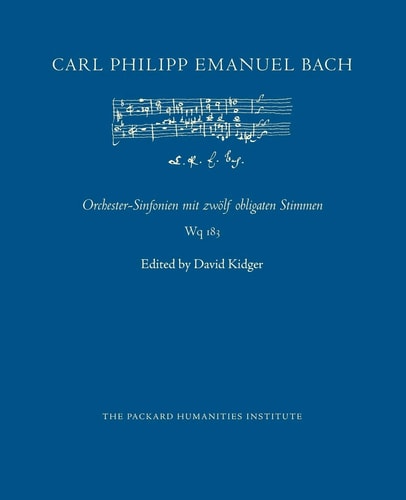 Orchester-Sinfonien Mit Zwölf Obligaten Stimmen Wq 183
