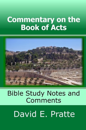 Commentary on the Book of Acts Bible Study Notes and Comments