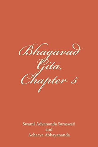 Bhagavad Gita, Chapter 5 Sannyasa Yoga