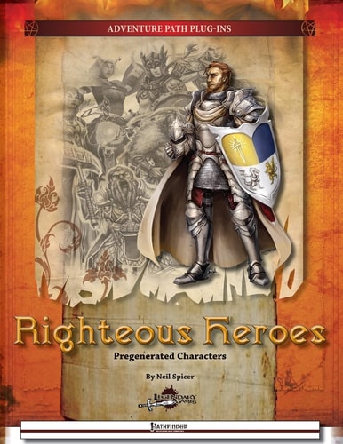 Righteous Heroes Pregenerated Characters
