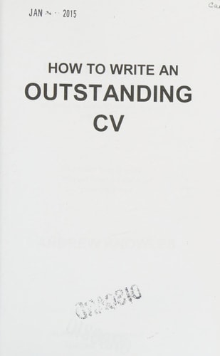 How to Write an Outstanding CV