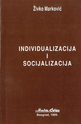 Individualizacija I Socijalizacija