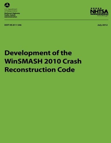 Development of the WinSMASH 2010 Crash Reconstruction Code