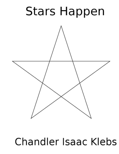 Stars Happen Black and White