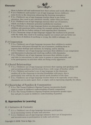 Young Children's Theme Based Curriculum Character
