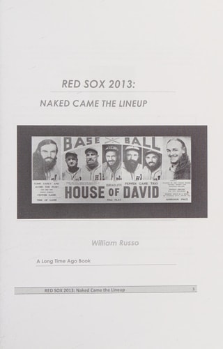 Red Sox 2013 Naked Came the Lineup