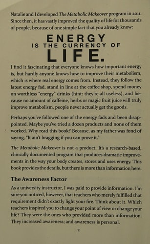 The Metabolic Makeover It's All about Energy