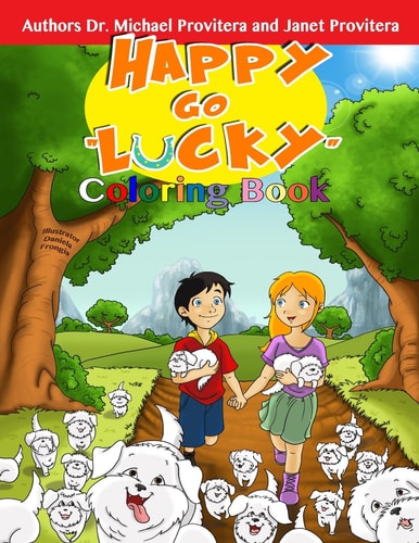 Happy Go Lucky Coloring Book